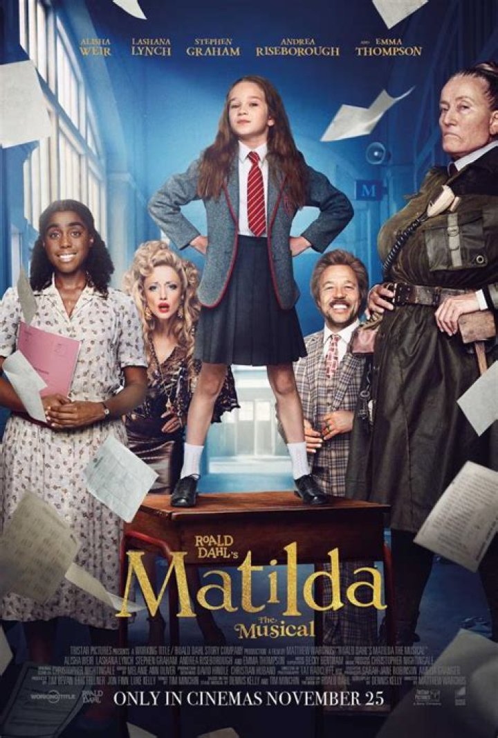 Alisha Weir Is Portrayed As A Matilda In “Roald Dahl’s Matilda the Musical”