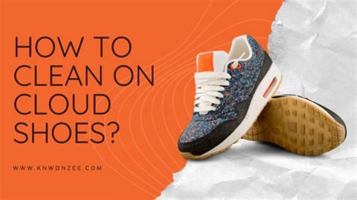 How to clean on cloud shoes