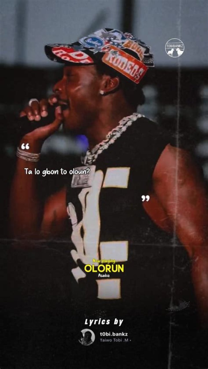 LYRICS: Asake – Olorun