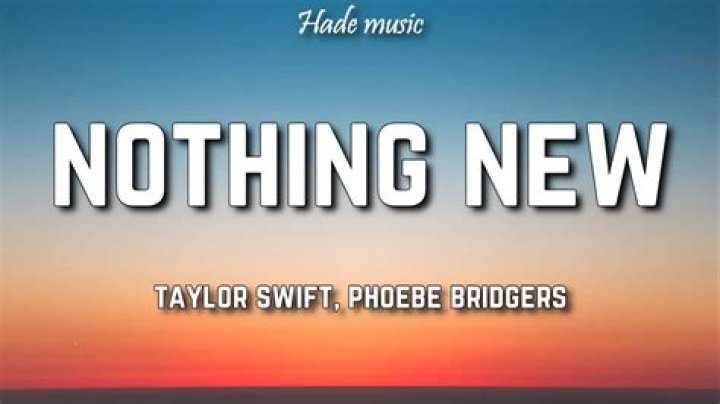 LYRICS: Taylor Swift – Nothing New