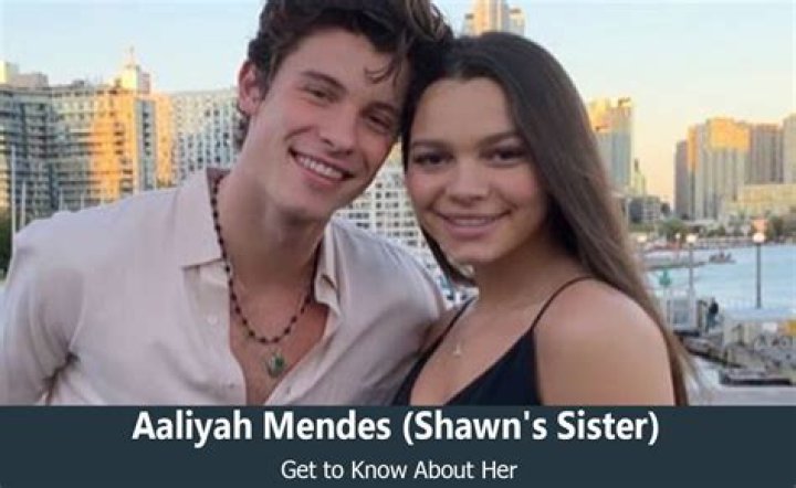 Shawn Mendes Siblings: Meet Aaliyah Mendes
