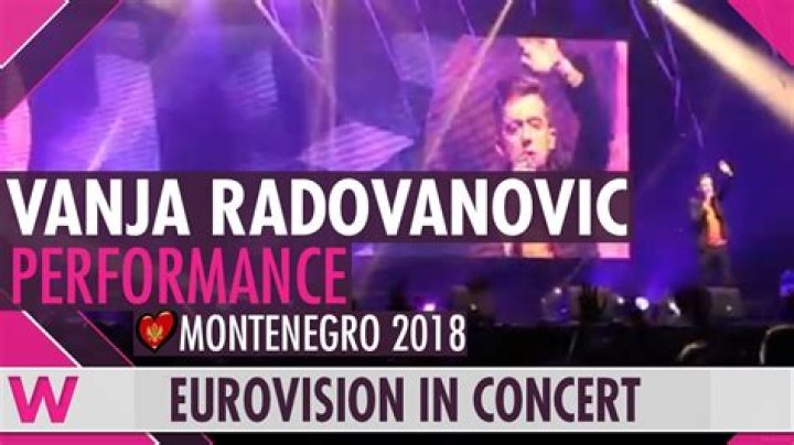 Vanja Radovanovic to represent Montenegro at Eurovision 2018