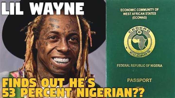 Video; DNA Test Shows Lil Wayne Is 53% Nigerian