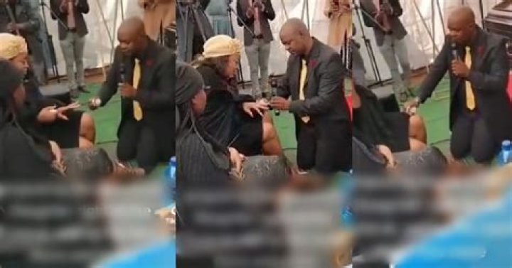 VIDEO: Man Proposes To His Girlfriend At Her Father’s Funeral Funeral